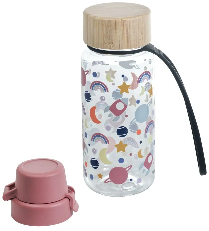 Tritán gyerek ivópalack 400 ml Space – Kindsgut