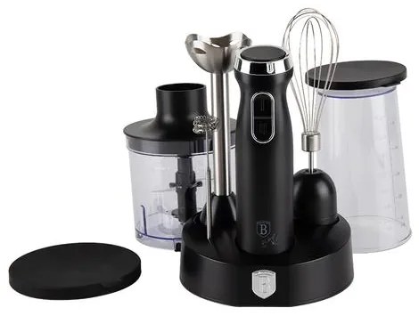 BerlingerHaus 6 részes botmixer szett (800 W) Matte Black Collection  BH/9597