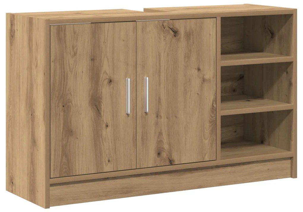 Mosogató Szekrény Kézműves tölgy 90x29x55 cm Összeszerelt Fa