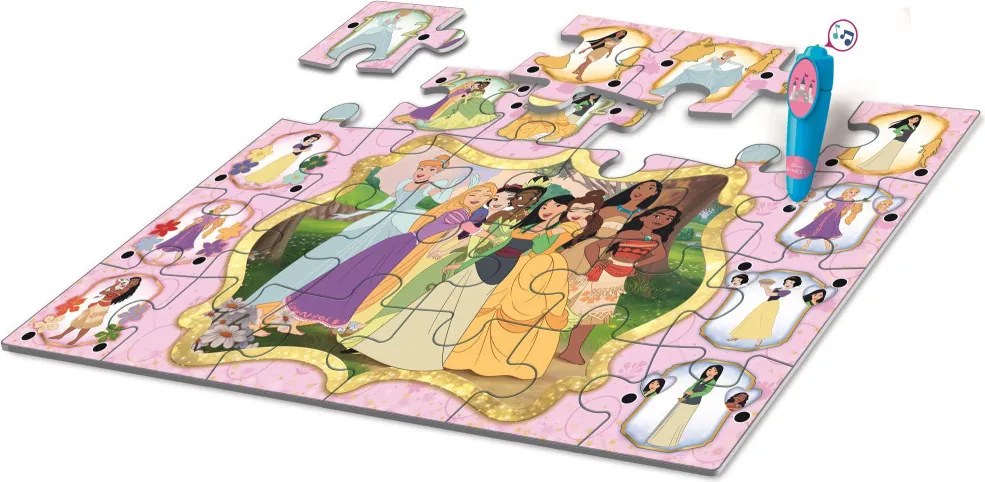 Disney Hercegnők Reunion interaktív 24 db-os puzzle Clementoni