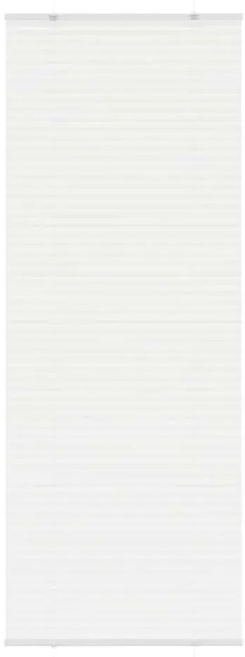 pliszírozott redőny Fehér 75x200 cm szövetszélesség 74,4 cm