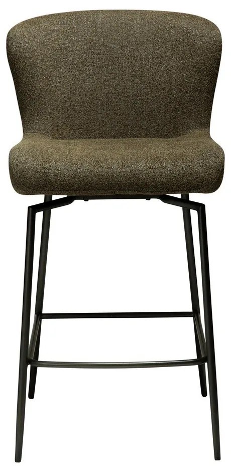 Khaki kárpitozott bárszék (ülésmagasság 67,5 cm) Glam – DAN-FORM Denmark