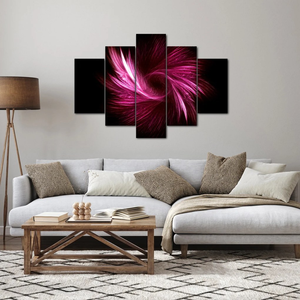 Kép - rózsaszín absztrakció (150x105 cm)