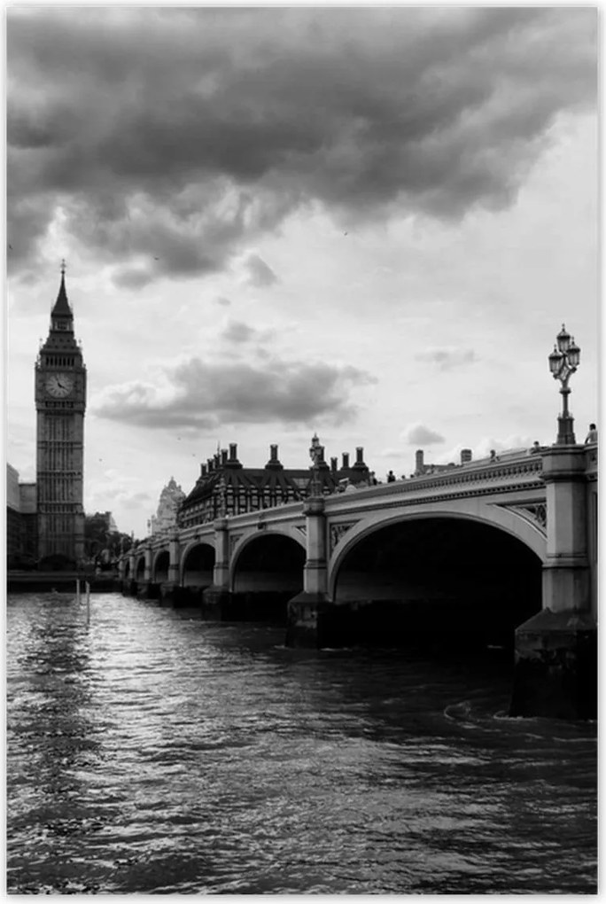 Poszterek 80x120 Big Ben híd Anglia