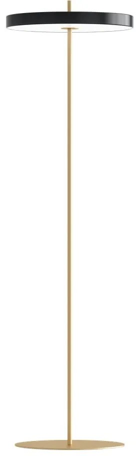 Fekete LED szabályozható állólámpa fém búrával (magasság 151 cm) Asteria Floor – UMAGE