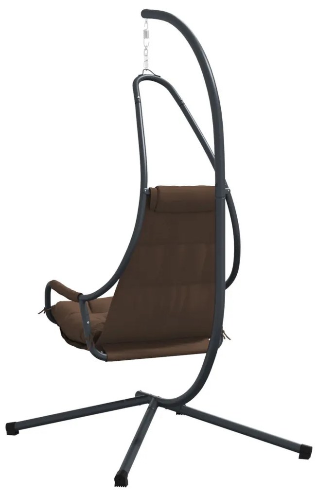 Függő tojás szék Kávé 94 x 107 x 196.5 cm Acél