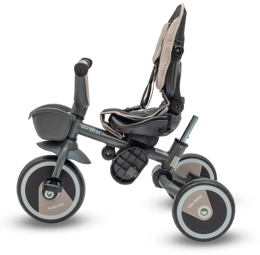 Baby Mix 5in1 RELAX 365° háromkerekű bézs színben