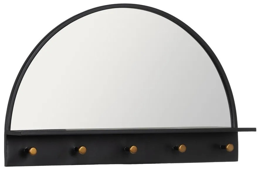 Fali tükör fogassal 69x43 cm – Ixia