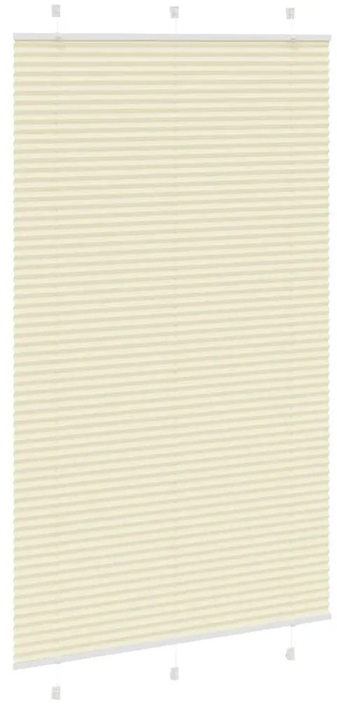 pliszírozott redőny krém 120x200 cm szövetszélesség 119,4 cm