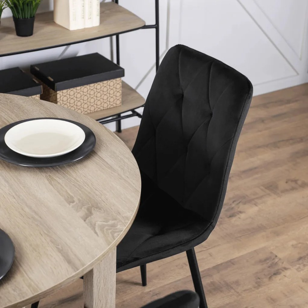 Bővíthető Étkezőasztal Kézműves Sonoma Tölgy Színben. HARRY 102-142 cm