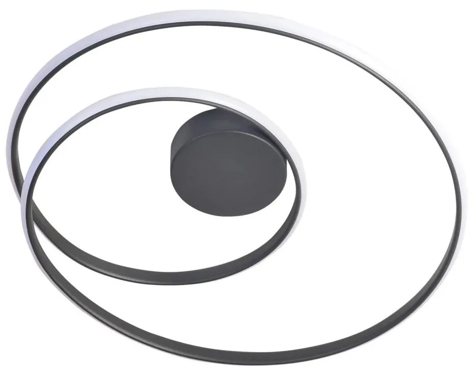 LED Mennyezeti lámpa ZEFIRA LED/40W/230V 4000K átm. 50 cm antracit