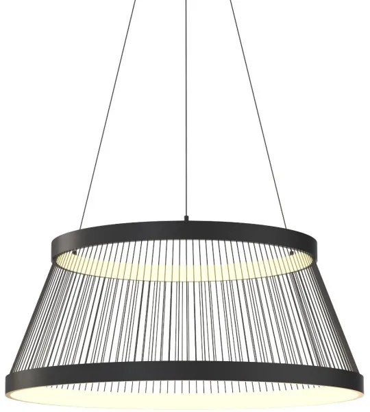 Zuma Line MD3328-2M-3BT - LED Dimmelhető csillár BALL LED/53W/230V 2700-6000K fekete + távirányító