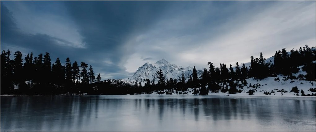 Kép - A befagyott tón (120x50 cm)