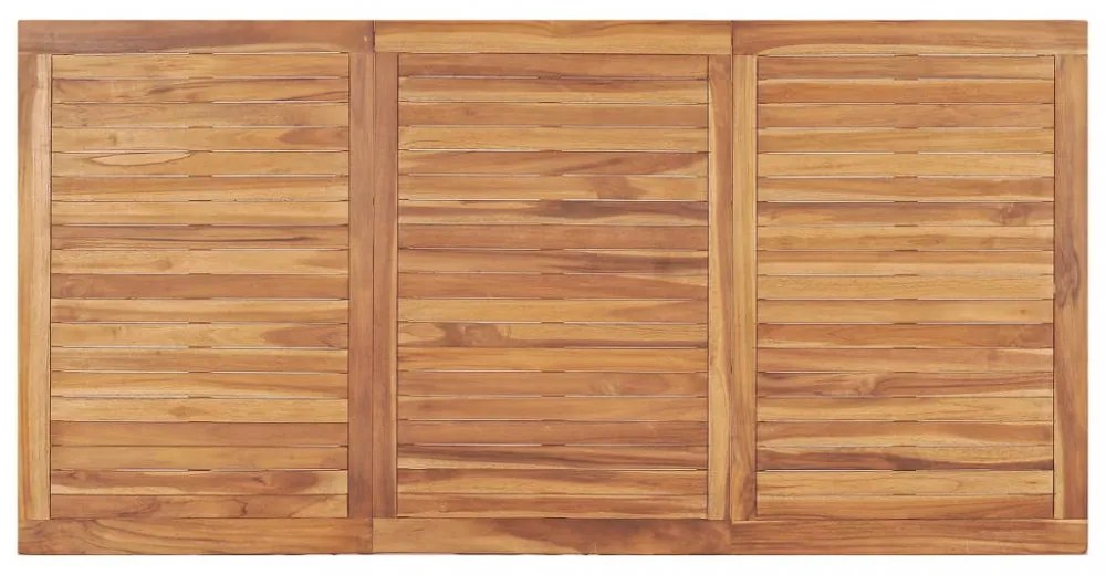 7 részes tömör tíkfa kerti étkezőgarnitúra 180 x 90 cm