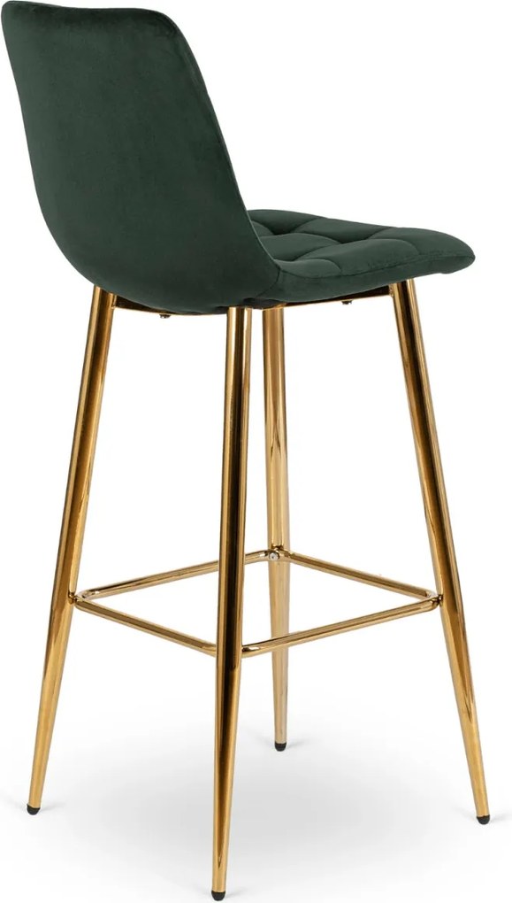 Bárszék zöld bársony, ARIEL