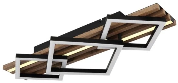 Globo 67344D2 - LED mennyezeti lámpa OBRIEN LED/24W/230V + LED/8W 3000K 31x61cm