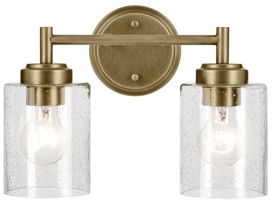 Kichler KL-WINSLOW-2W-NBR - Fali lámpa WINSLOW 2xE27/60W/230V réz