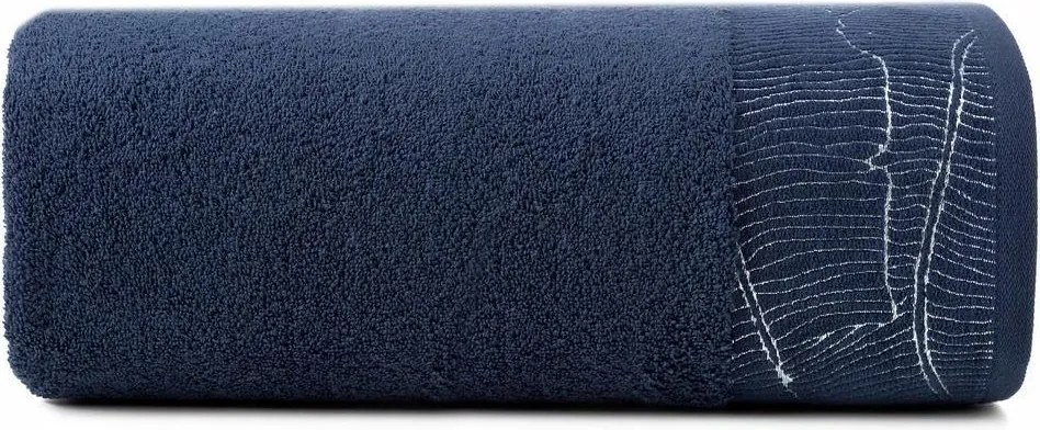 Metalic törölköző 50x90 gránátkék 485g/m2 frottír