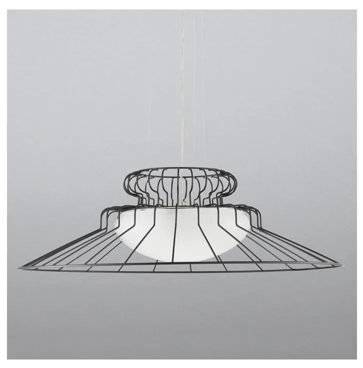 SIRU - Csillár zsinóron SUNRISE 1xGX53/10W/230V barna/fehér Velencei üveg