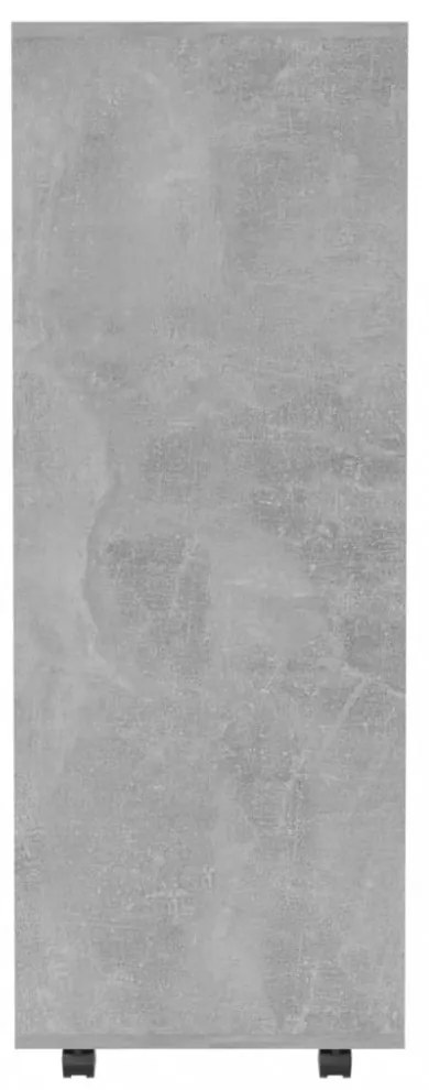 betonszürke szerelt fa ruhásszekrény 80 x 40 x 110 cm