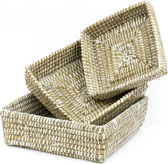 Fonott Fehérnemű Kosár Apróságok Bézs 3db