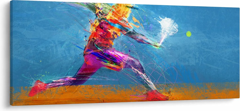 Kép - Festett teniszező (120x50 cm)