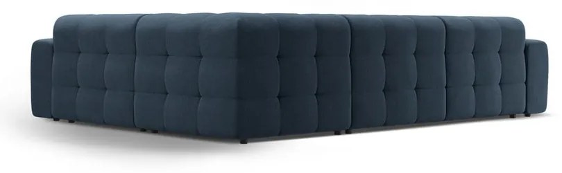 Sötétkék sarokkanapé (jobb oldali-L alakú) Kendal – Micadoni