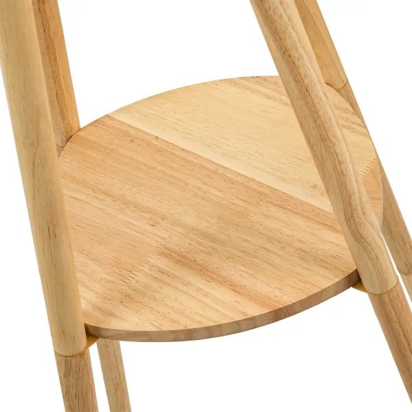 Brilagi - Állólámpa NORDIC WAVE 1xE27/15W/230V fa/lenvászon