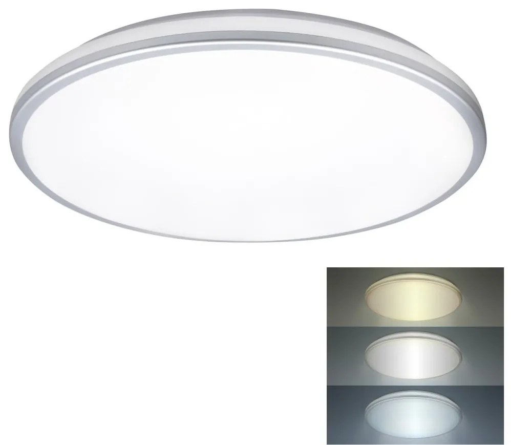 Solight WO797 LED fürdőszobai mennyezeti lámpa LED/24W/230V 3000/4000/6500K IP54
