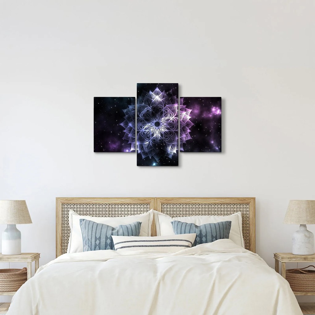 Kép - Lótusz mandala az űrben (90x60 cm)