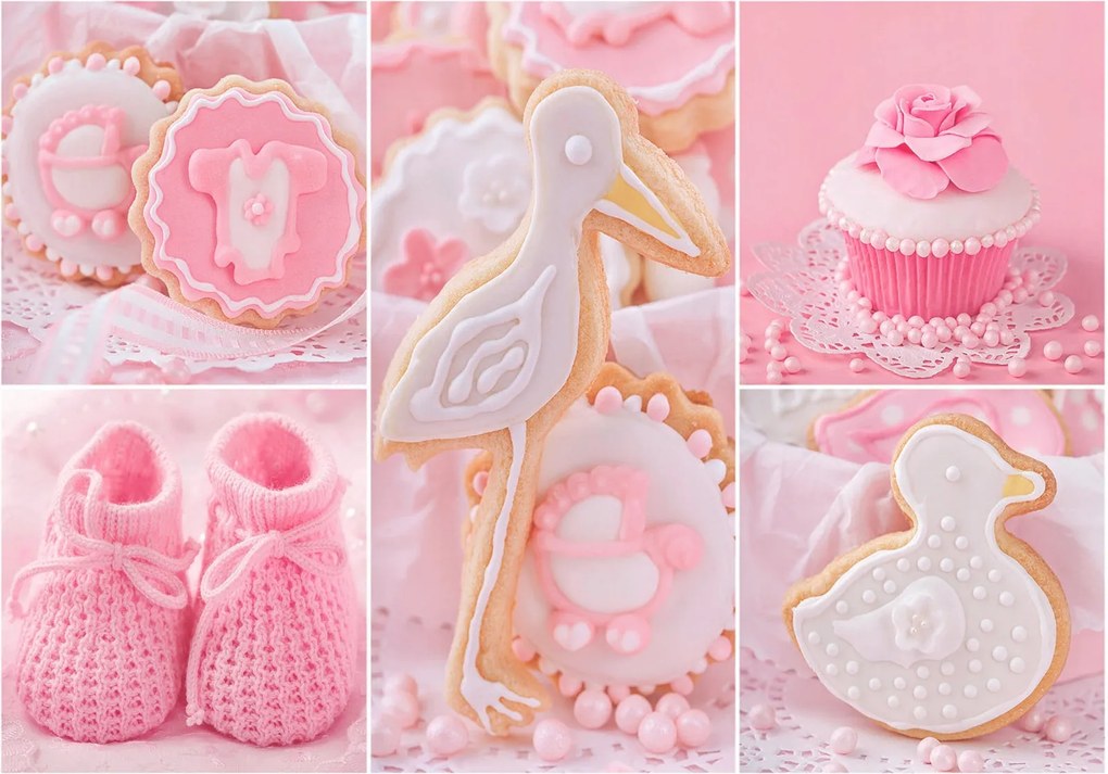 Fotótapéta Édes gyermekkor Rózsaszín álmok vinil 208x146 kacsa +ragasztó