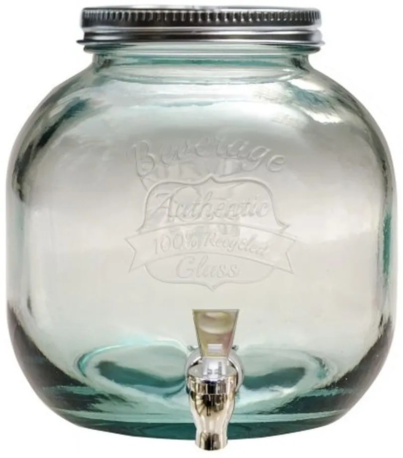 Authentic limonádé adagoló újrahasznosított üvegből, 6 l - Ego Dekor