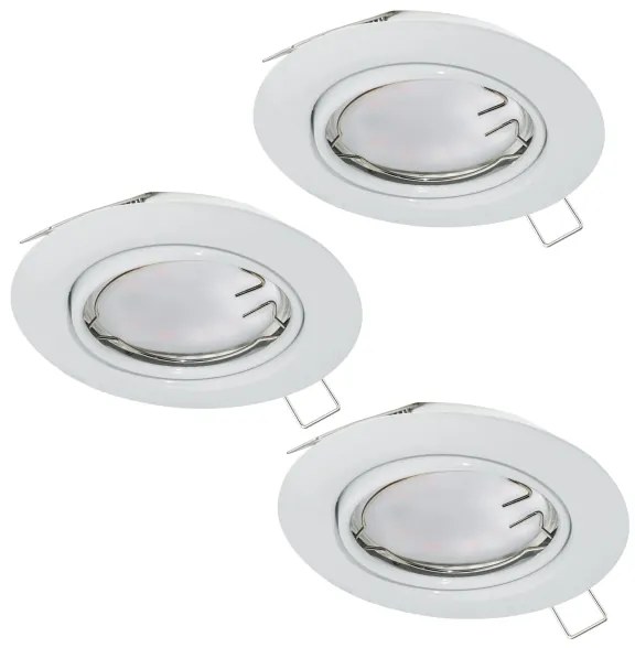 Eglo 94406 - SET 3x LED Beépíthető lámpa PENETO 3xGU10-LED/5W/230V