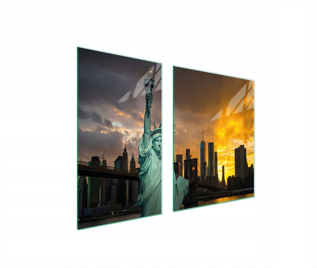 Üveglap És Vágódeszka 100x52 Város Edzett Üveg