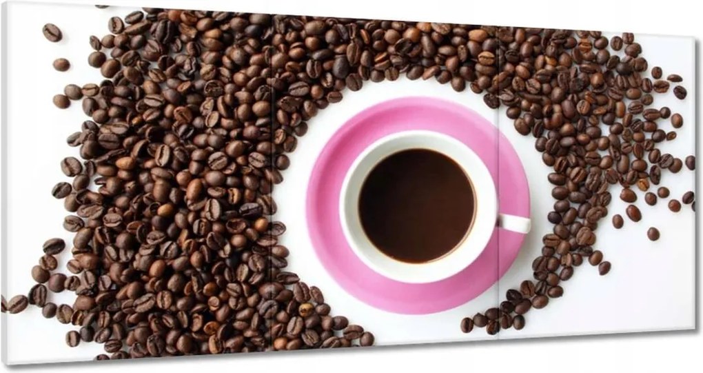 Vászonkép 180x90 Rózsaszín csészealj