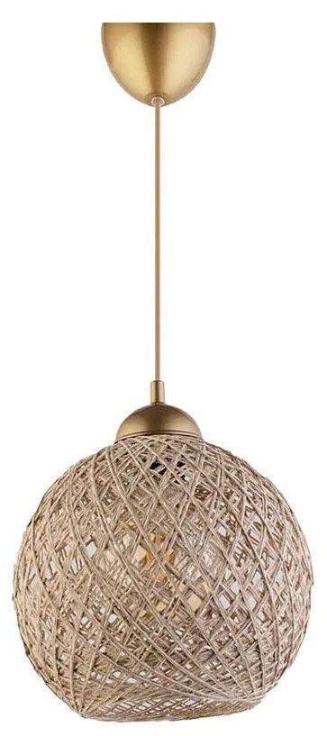Asir Csillár zsinóron JUTE 1xE27/60W/230V bézs AS0361