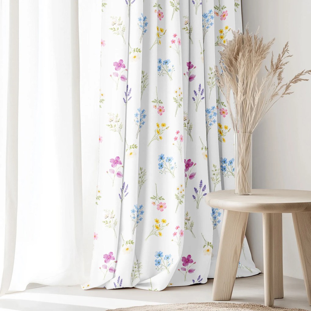 Goldea dekor függöny - virágoskert 280x150 cm