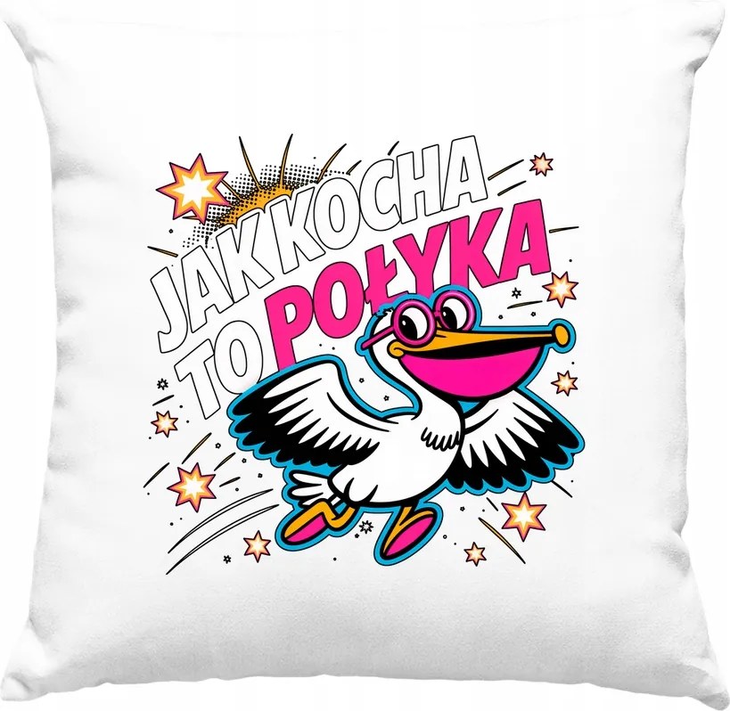 Pelikán mémes párna vicces 4 fehér