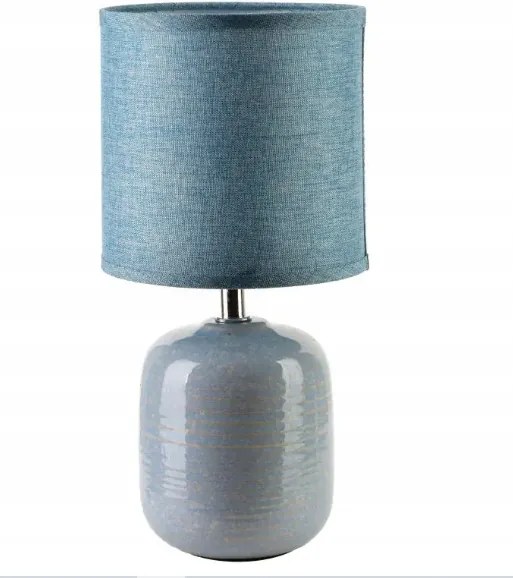 Leti Asztali lámpa 10x14x28,5cm kék Mondex