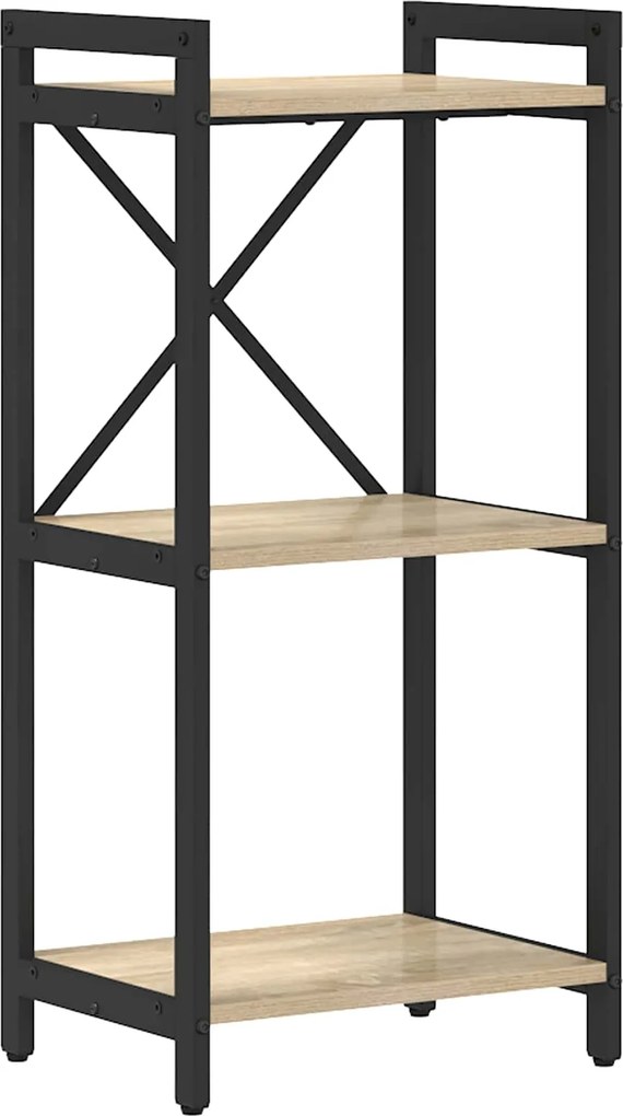 vidaXL Könyvespolc Sonoma tölgy 40 x 30 x 85 cm Faanyag