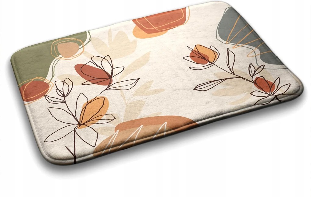 Fürdőszobaszőnyeg Geometrikus absztrakt 75x45 cm