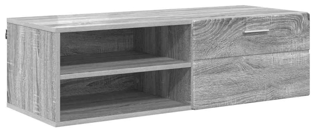 TV szekrény fiókkal Szürke sonoma 100.5 x 39 x 30 cm Faanyag