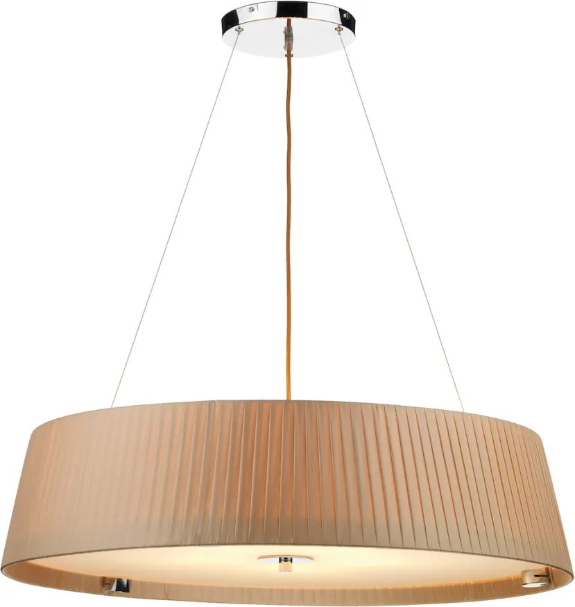 DAR LIGHTING WHE0529 WHEEL Ernyős Függesztett Lámpa Taupe E27 IP20