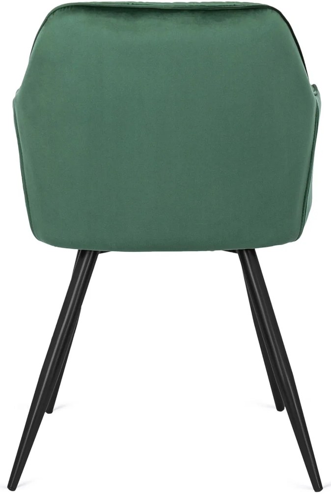 MEGAN Zöld Bársony Étkezőszék