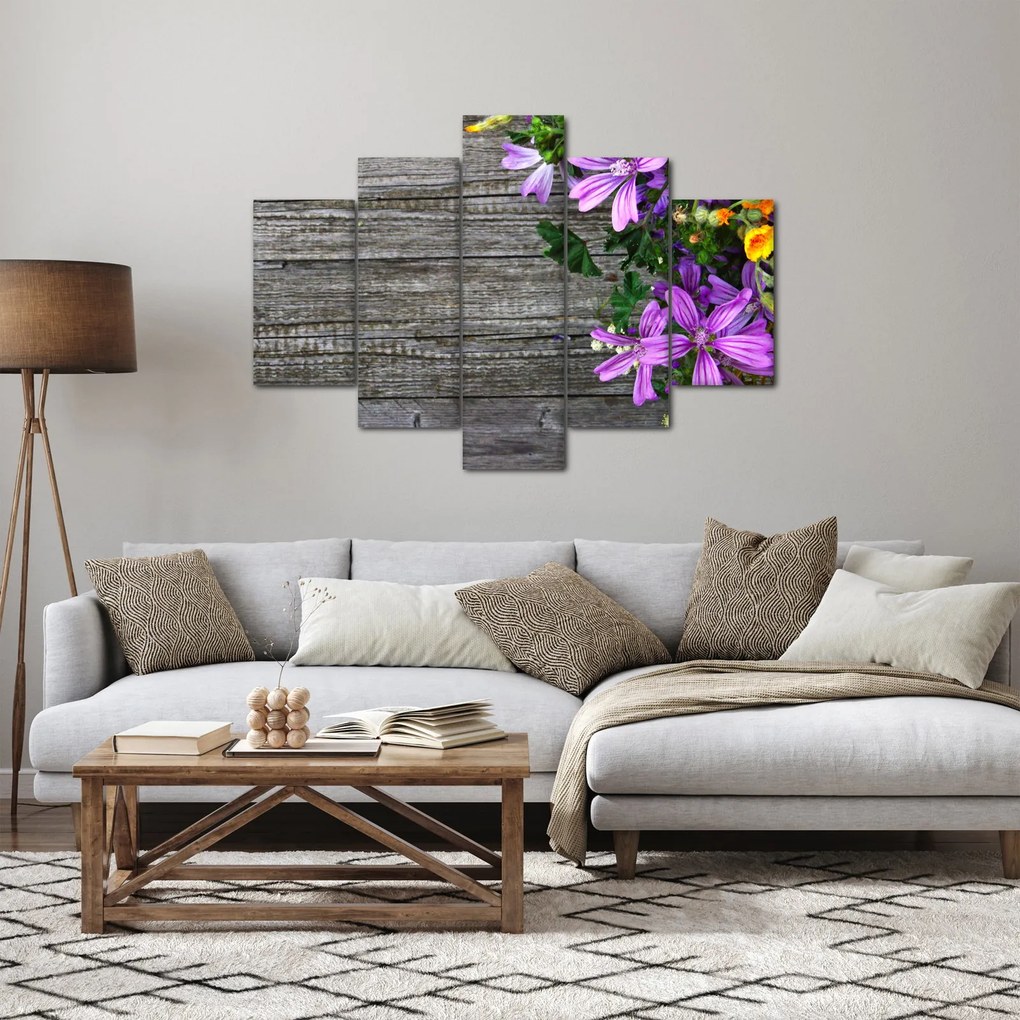 Kép - réti virágok (150x105 cm)