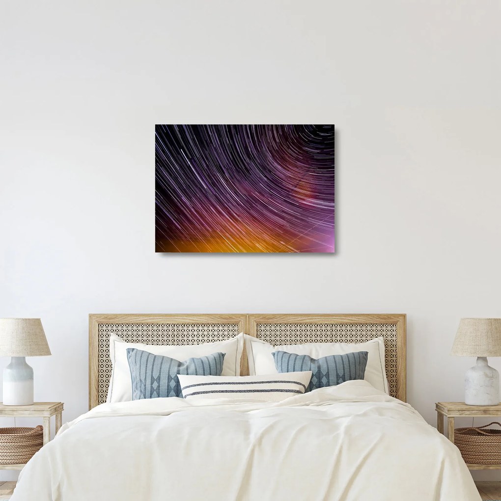Homályos csillagok képe az égen (üvegen) (70x50 cm)