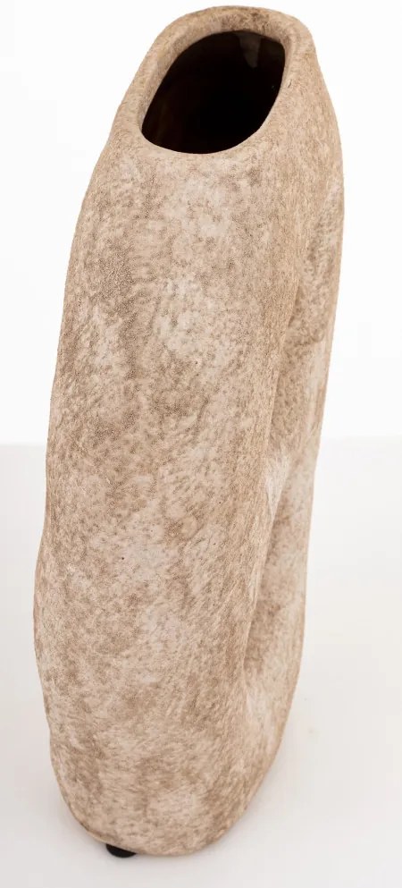 Evora design Váza kerámia barna 28x20,5x8cm