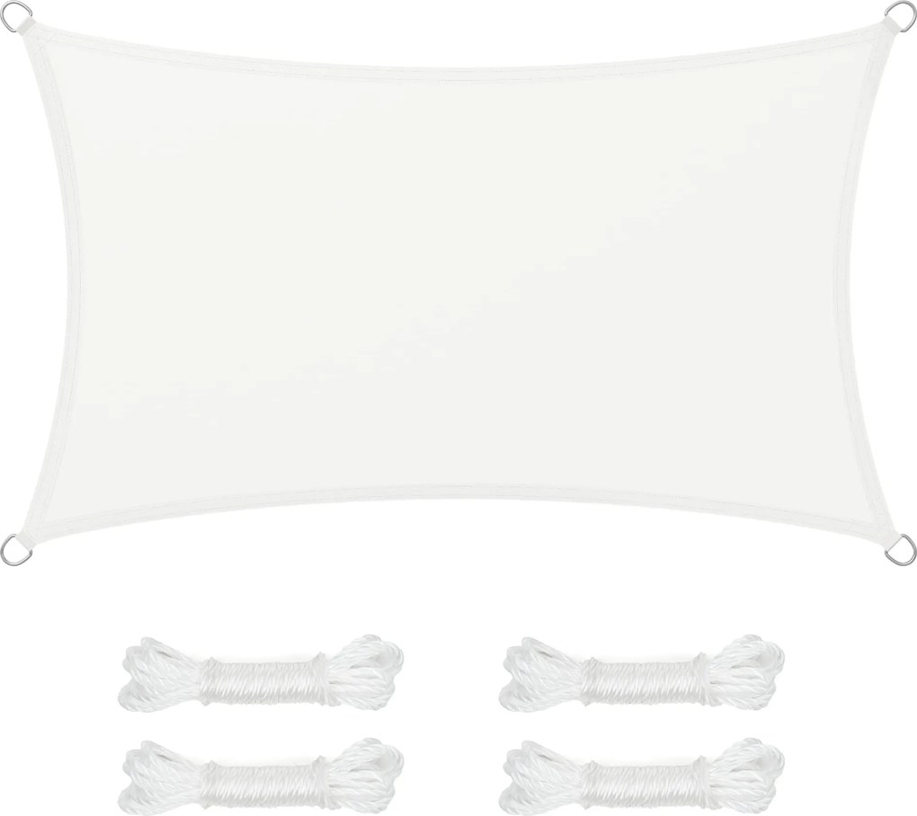 Kerti napvitorla 300x500cm, strapabíró szövet, napvédelem