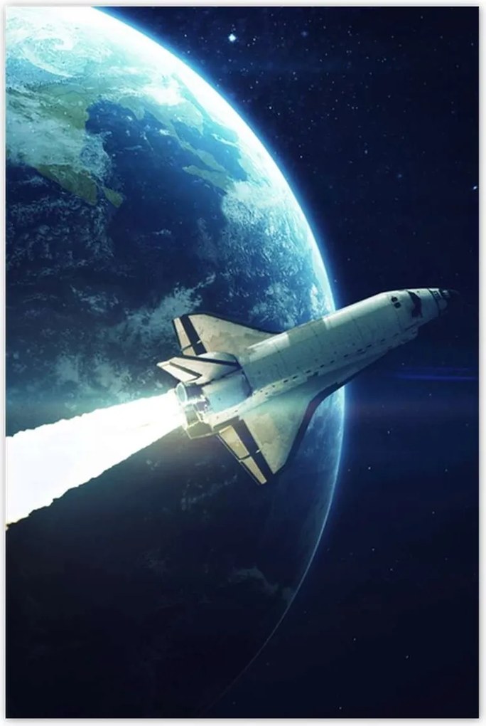 Poszterek 80x120 Űrhajó Föld