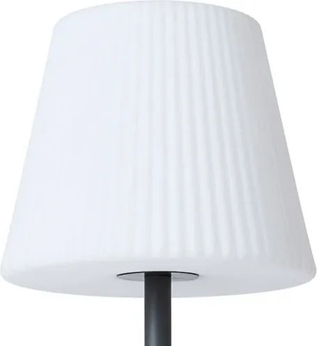 RENDL BOSANOVA 120 állólámpa antracit szatén PE 230V LED E27 15W IP65